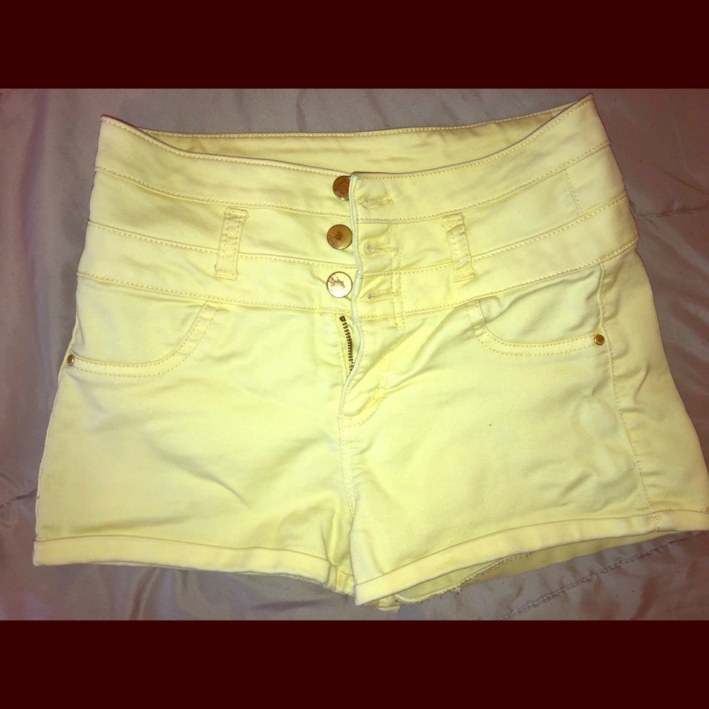 Yellow Jean Shorts!